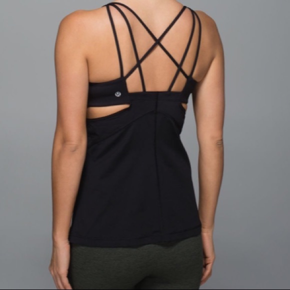 Lululemon exquisite ll top in black size 8 - Picture 2 of 7